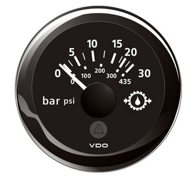 Gear Oil Pressure Gauges 30Bar